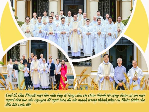 Thánh Lễ Tạ Ơn Hồng Ân Ngân Khánh Linh Mục Của Cha Phaolô Nguyễn Văn Bình