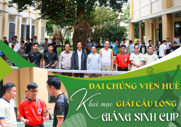 ĐCV Huế: Giải Cầu Lông Cúp Giáng Sinh Lần Thứ Nhất