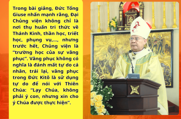 ĐCV Huế: Video Bài Giảng Của Đức Cha Giuse Đặng Đức Ngân Trong Thánh Lễ Khai Giảng Năm Tu Học 2026-2027