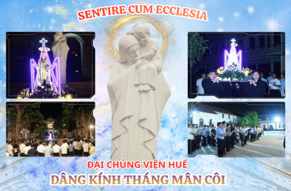 ĐCV Huế: Rước Kiệu Và Lần Hạt Mân Côi Cầu Nguyện Cho Hòa Bình